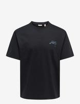 ONLY & SONS - Onsfred Bellissima Rlx Ss Tee Vd - Marškinėliai trumpomis rankovėmis - Juoda