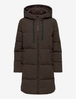 JDY - Jdyblair Long Hood Puffer Otw Sij Noos - Žieminis paltas - Ruda