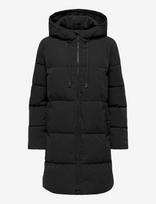 JDY - Jdyblair Long Hood Puffer Otw Sij Noos - Žieminis paltas - Juoda