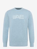 American Eagle - 2264 Intl Heather Manchego Crew - Megztinis - Mėlyna