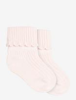 MarMar Copenhagen - Newborn Socks Scallop 2-Pack - Kūdikių kojinės - Rožinė