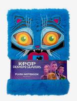 Demon Hunters - Kpop Demon Hunters Fuzzy Notebook - Kalendoriai ir užrašų knygelės - Mėlyna