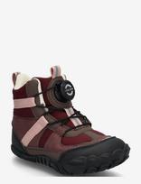 Mikk-line - Winter Boot Tex Spin Barefoot - Žieminiai batai su raišteliais - Burgundiška splava