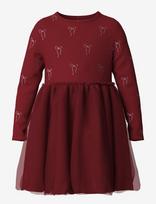 Name It - Nmfri Ls Dress - Suknelė kūdikiui ilgomis rankovėmis - Raudona