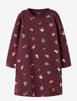 Name It - Nmfvismas Ls Nightgown - Naktiniai marškiniai - Burgundiška splava