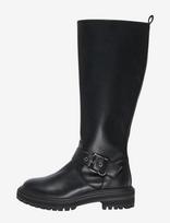 ONLY - Onlbeth-8 Pu High Buckle Boot - Ilgaauliai batai - Juoda