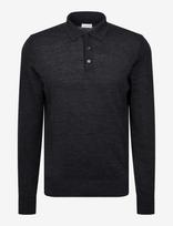 Seidensticker - Sweater Knit Regular - Polo marškinėliai ilgomis rankovėmis - Pilka