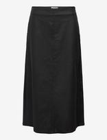 Object - Objmatthie Hw Long Skirt Rep - Iki kelių ir midi sijonai - Juoda
