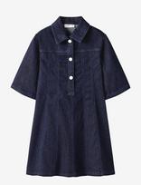 Name It - Nkfember 2/4 Dnm Glitter Dress 1208-Lu - Suknelė trumpomis rankovėmis - Tamsiai mėlyna