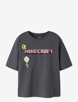 Name It - Nkfsyssi Minecraft Ss Nreg Top Bio - Marškinėliai trumpomis rankovėmis - Pilka
