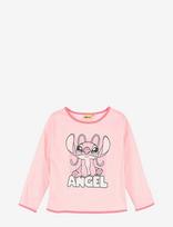 Lilo & Stitch - Tshirt - Ilgarankoviai marškinėliai - Rožinė