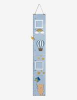 JaBaDaBaDo - Growth Chart Teddy Blue - Sienos dekoras - Mėlyna