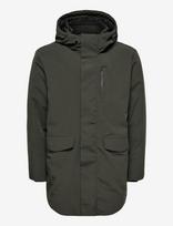 ONLY & SONS - Onsenrico Waterproof Stretch Parka Noos - Parka stiliaus striukė - Chaki spalva