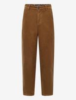 Barbour - Barbour Moleskin Tailored Fit Trouser - Laisvalaiko marškiniai - Ruda
