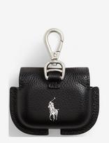 Polo Ralph Lauren - Pebbled Leather Airpods Pro 3 Case - Ausinių dėklas - Juoda
