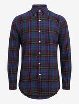 Polo Ralph Lauren - Custom Fit Plaid Brushed Oxford Shirt - Oksfordo marškiniai - Žalia