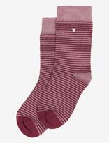 Minipop - Minipop Bamboo Mini Stripe - Kojinės - Burgundiška splava