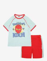 Lego Wear - Lego® Ninjago® Shorts Set - Lwtaj 305 - Marškinėlių rinkinys trumpomis rankovėmis - Mėlyna