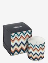 Missoni Home - Agadir Scented Candle W/Decorated Glass Container Ø 8,3Xh9, - Kvapni žvakė - Marga / raštuota