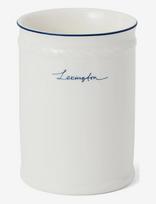 Lexington Home - Lexington Porcelain Toothbrush Mug - Dantų šepetėlio laikiklis - Balta