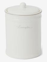 Lexington Home - Lexington Porcelain Cotton Pad Holder - Dantų šepetėlio laikiklis - Kreminė spalva