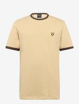 Lyle & Scott - Ringer T-Shirt - Marškinėliai trumpomis rankovėmis - Smėlio