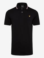 Lyle & Scott - Tipped Track Polo Shirt - Marškinėliai trumpomis rankovėmis - Juoda