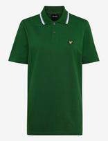Lyle & Scott - Tipped Track Polo Shirt - Marškinėliai trumpomis rankovėmis - Žalia