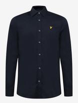 Lyle & Scott - Long Sleeve Poplin Shirt - Laisvalaikio marškiniai - Tamsiai mėlyna
