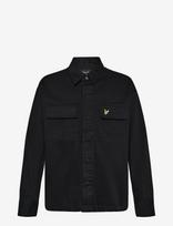 Lyle & Scott - Washed Overshirt - Viršutiniai marškinėliai - Juoda