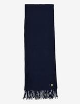 Lyle & Scott - Plain Lambswool Scarf - Žieminis šalikas - Tamsiai mėlyna