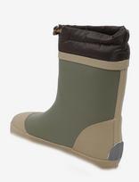 Mikk-line - Wellies Winter Mix - Barefoot - Žieminiai batai su raišteliais - Chaki spalva
