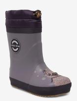 Mikk-line - Wellies Winter 3D - Barefoot - Žieminiai batai su raišteliais - Pilka