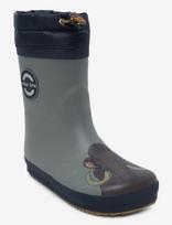 Mikk-line - Wellies Winter - Barefoot - Žieminiai batai su raišteliais - Chaki spalva