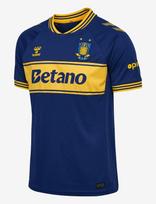 Hummel - Brøndby If 26/27 Away Jersey S/S - Sportiniai futbolo marškinėliai - Tamsiai mėlyna