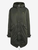 Lyle & Scott - Padded Fishtail Parka - Parka stiliaus striukė - Chaki spalva