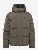 Lyle & Scott - Hooded Puffer Jacket - Paminkštinta striukė - Chaki spalva