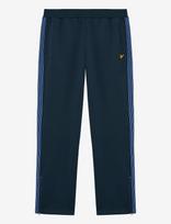 Lyle & Scott - Striped Taped Trackpant - Sportinės kelnės - Tamsiai mėlyna