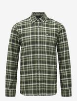 Lyle & Scott - Tonal Check Shirt - Laisvalaikio marškiniai - Žalia