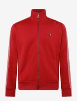 Lyle & Scott - Striped Taped Track Jacket - Lengva striukė - Raudona