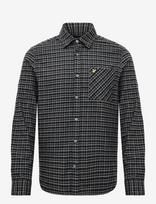 Lyle & Scott - Tartan Flannel Shirt - Languoti marškiniai - Juoda