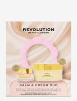 Revolution Beauty London - Revolution Pro Miracle Balm & Cream Duo - Valomasis balzamas - Rožinė