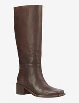 Phenumb Copenhagen - Martina Square Long Leather Boots - Ilgaauliai batai - Ruda
