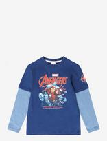 Marvel - Tshirt - Ilgarankoviai marškinėliai - Tamsiai mėlyna
