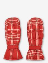 Becksöndergaard - Grid Padded Nylona Mitten - Kumštinės pirštinės - Raudona