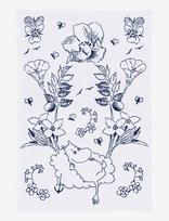 Arabia - Moomin Ktn Twl 45X65Cm Haru Gots - Virtuviniai rankšluosčiai - Mėlyna