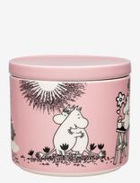 Arabia - Moomin Jar 0,7L Love 30 - Virtuvės stiklainis - Rožinė