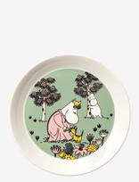 Arabia - Moomin Plate 19Cm Loving Care - Lėkštė - Žalia