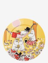Arabia - Moomin Serving Plate 30Cm Family Time Y. - Serviravimo lėkštė - Geltona