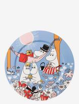 Arabia - Moomin Serving Plate 30Cm Family Time B. - Serviravimo lėkštė - Mėlyna